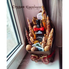 Мужской набор с виски Jack Daniels 0,5 и орехами